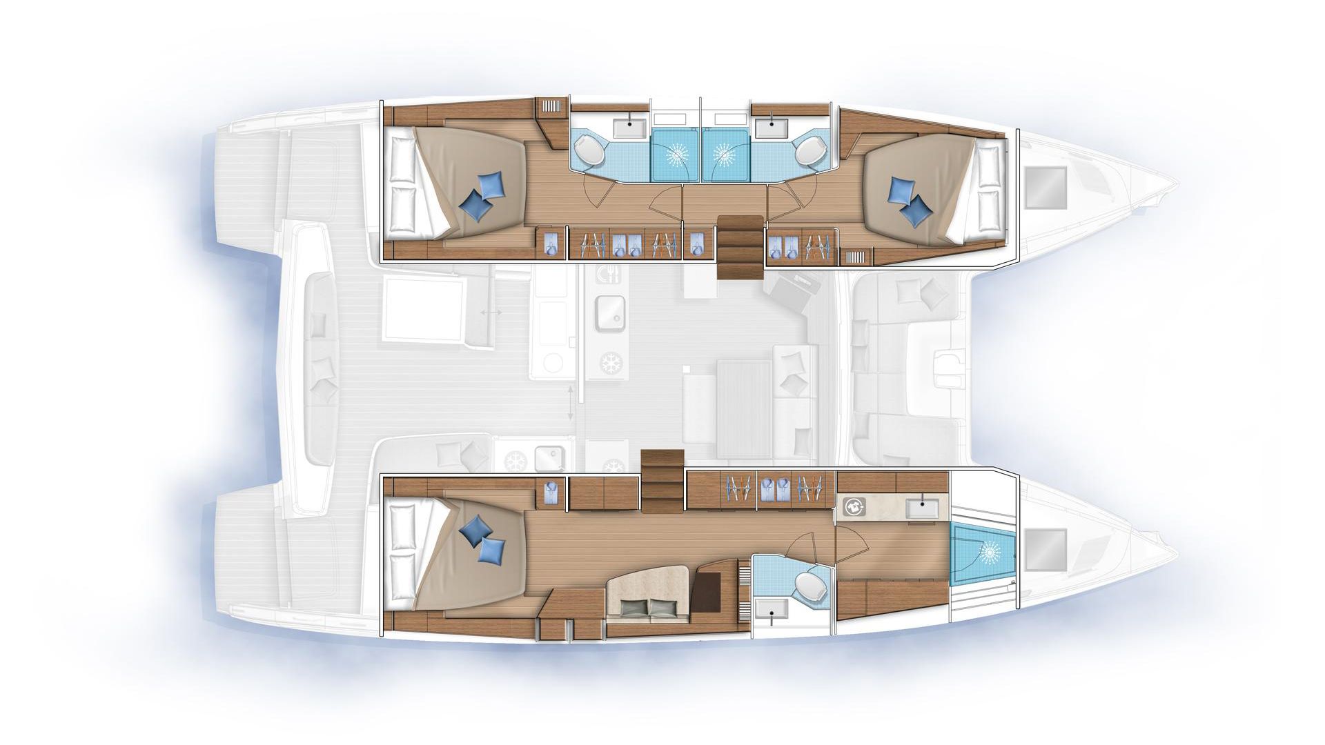 3-Cabin Layout