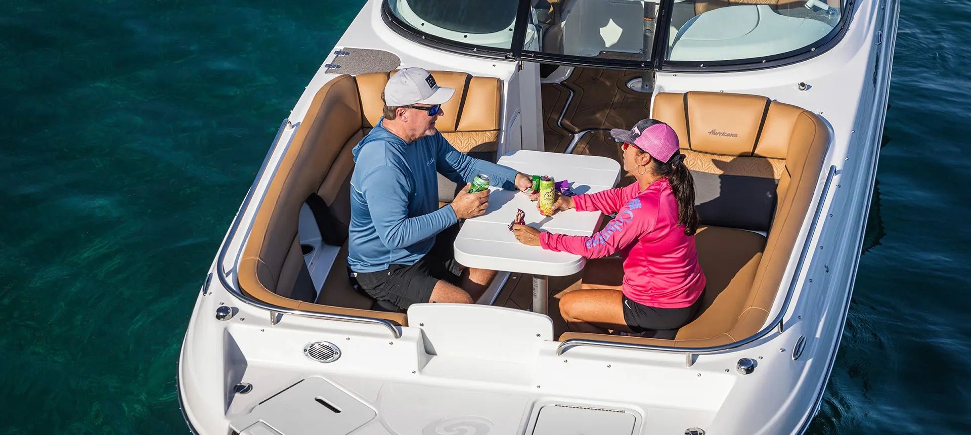 Hurricane SunDeck 2486 OB Interior
