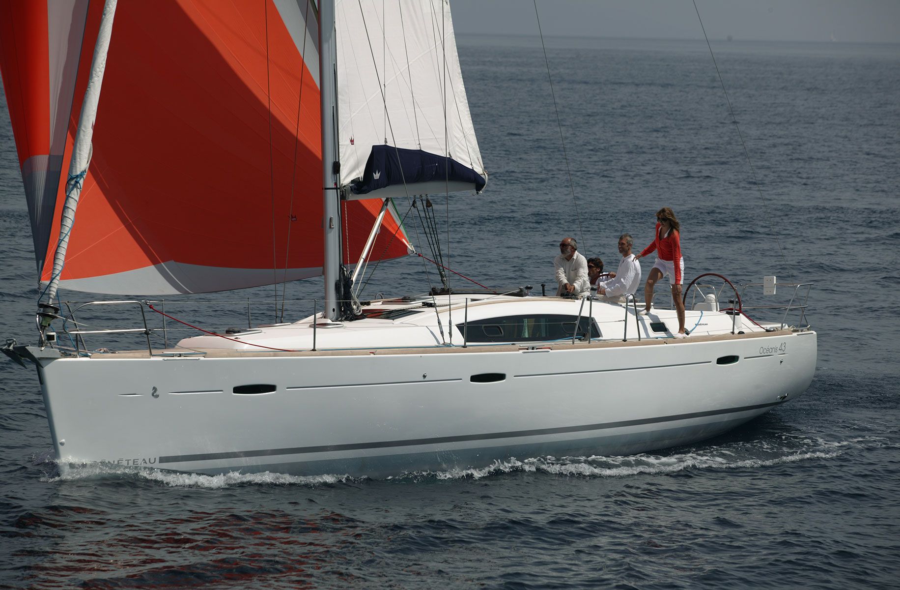 Außenbereich der Beneteau Oceanis 43