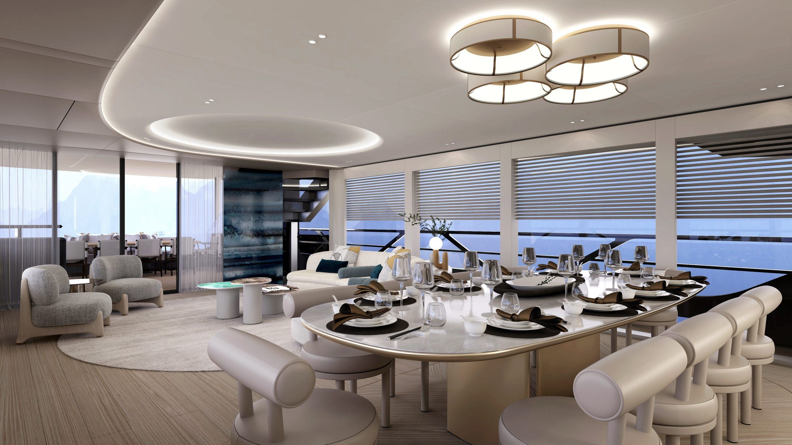 Intérieur du Mazu Yachts 112 DS
