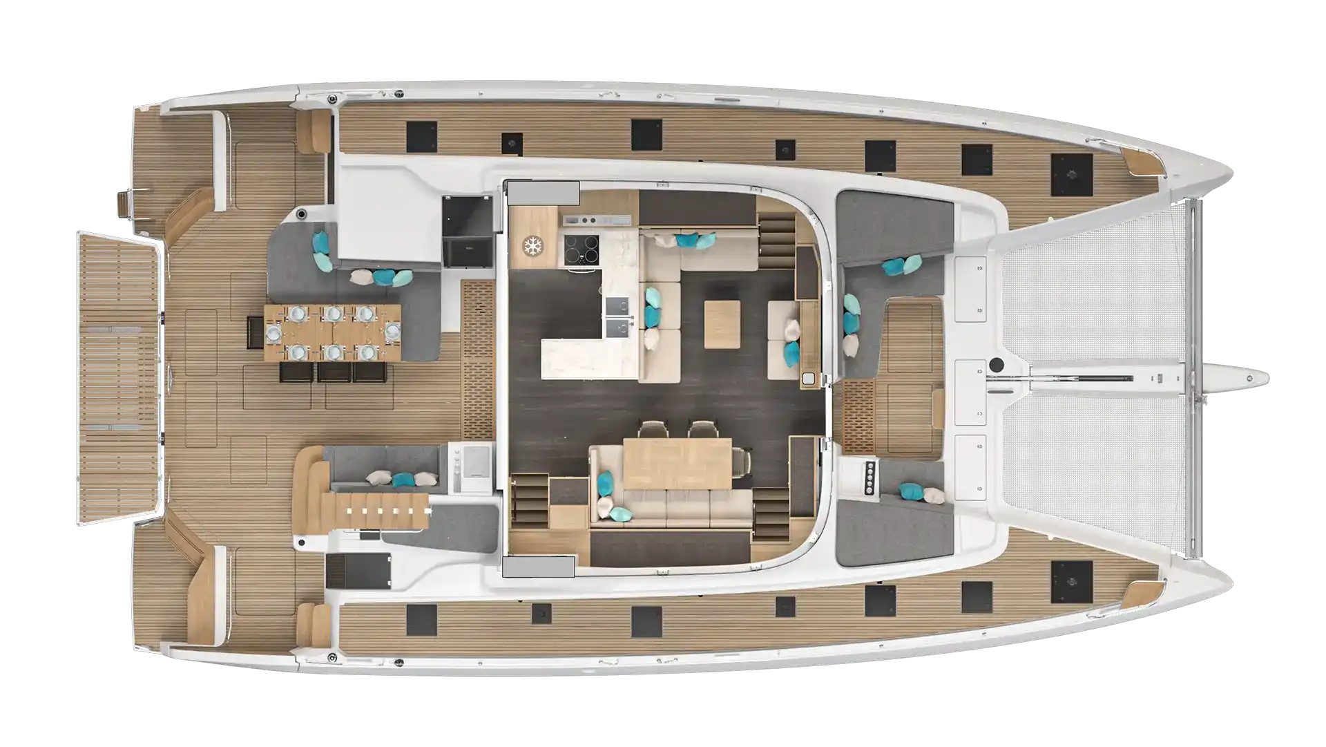 5-Cabin Layout/Galley Up