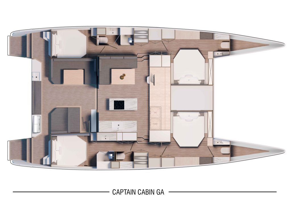 4-cabin Layout