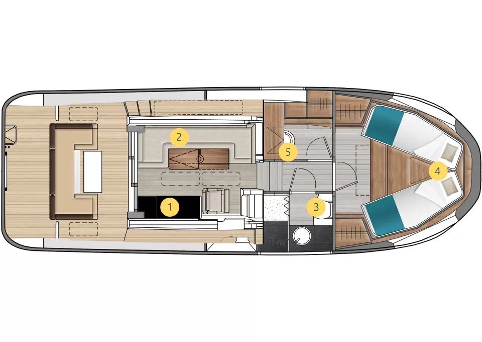 1 cabin & 1 bathroom