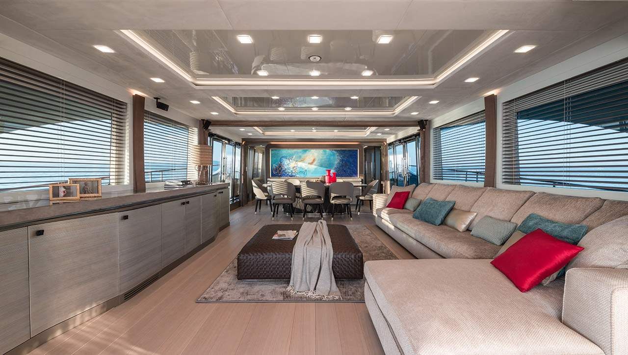 Innenbereich der Monte Carlo Yachts MCY 96