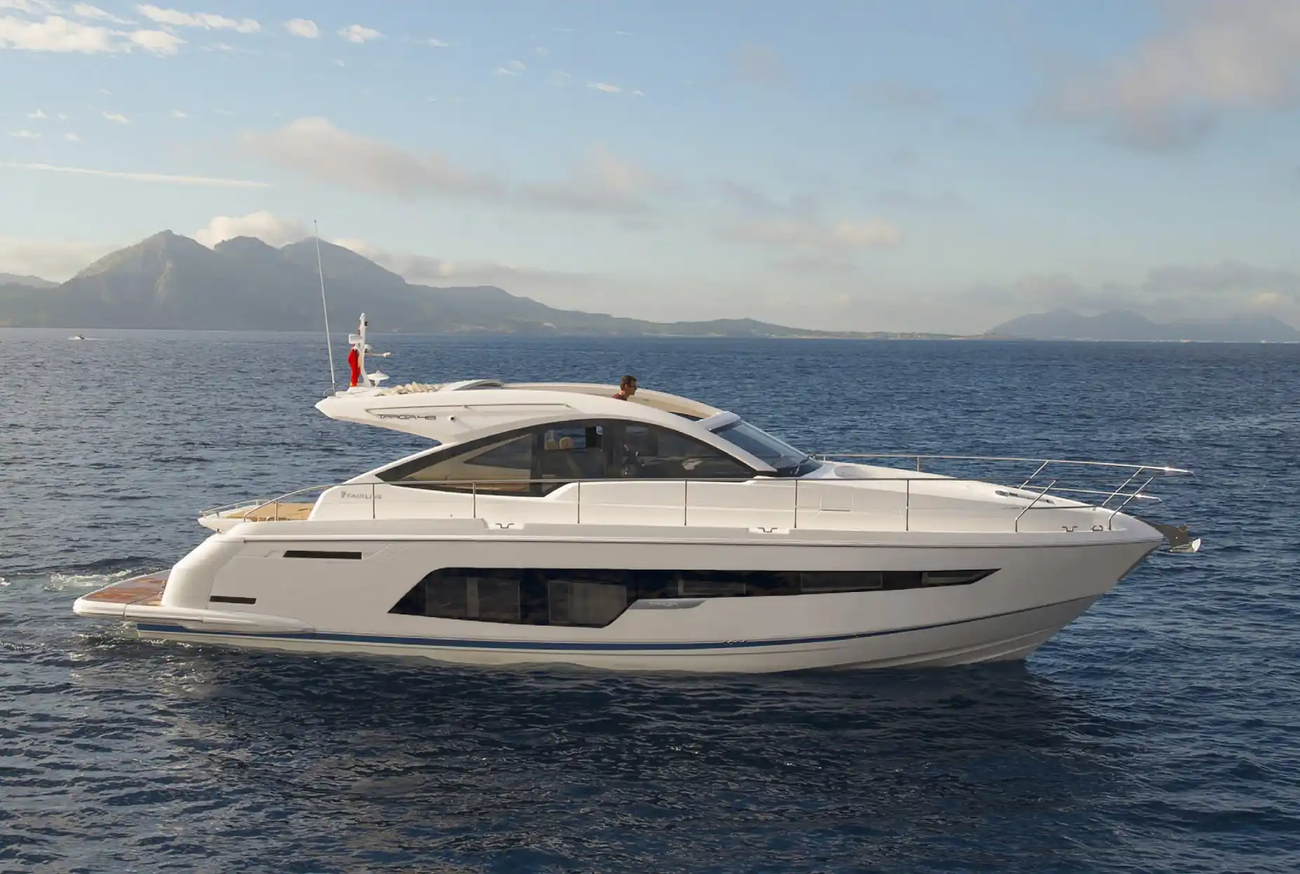 Exterieur van de Fairline Targa 48 Open