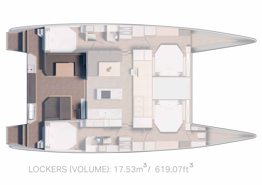 4-cabin Layout