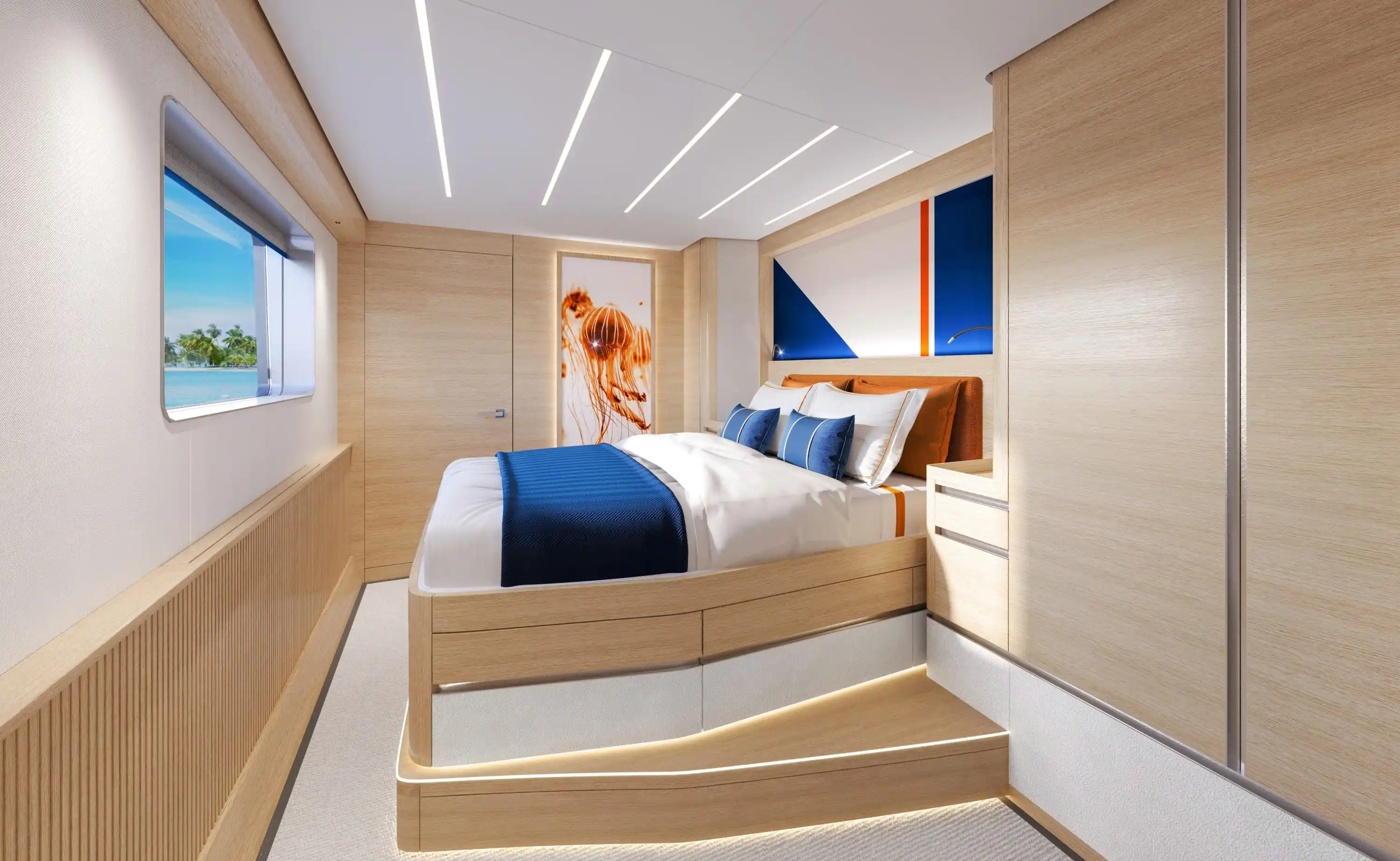 Intérieur du SilverYachts Silvercat 22M