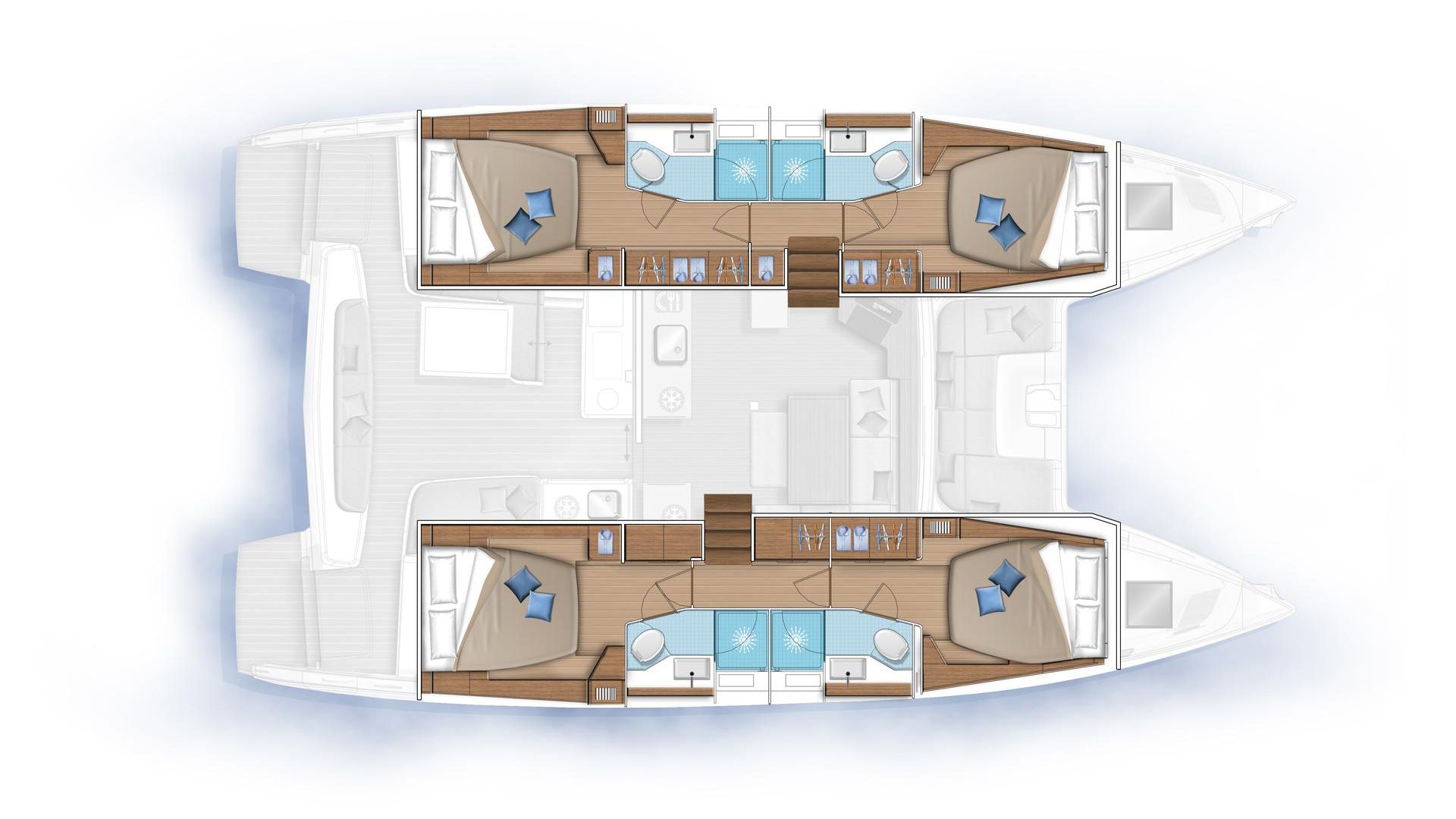 4-Cabin Layout