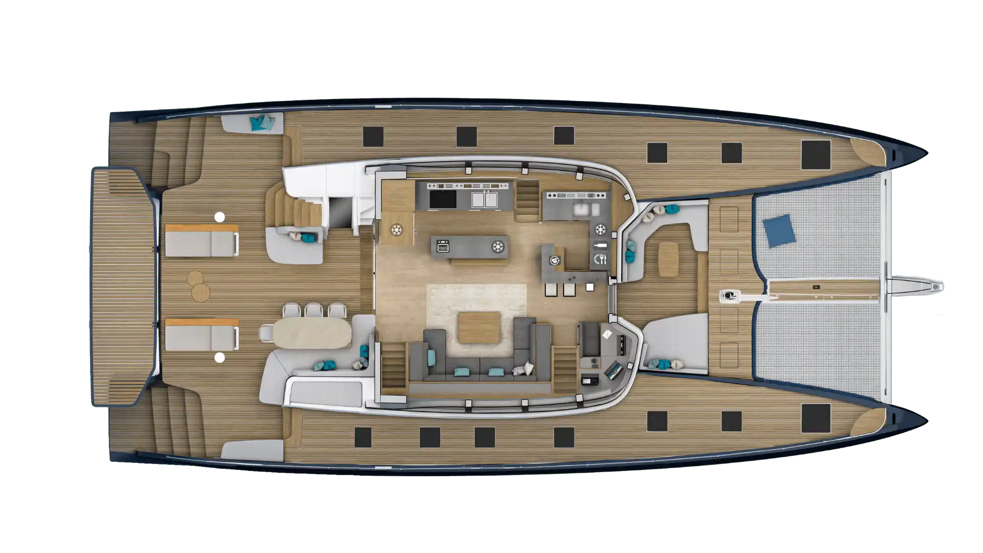 5-Cabin Layout/Galley Up