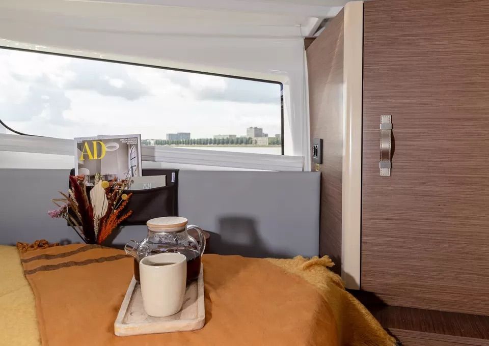 Interieur van de Delphia 10 Lounge