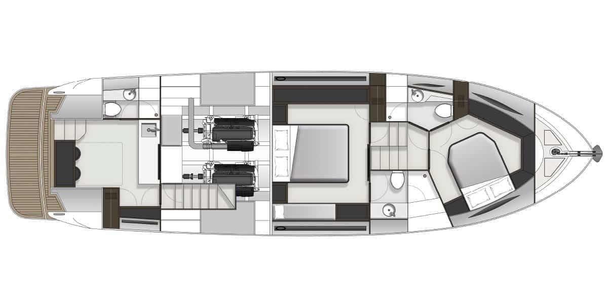 2-Cabin Layout + Beach Club