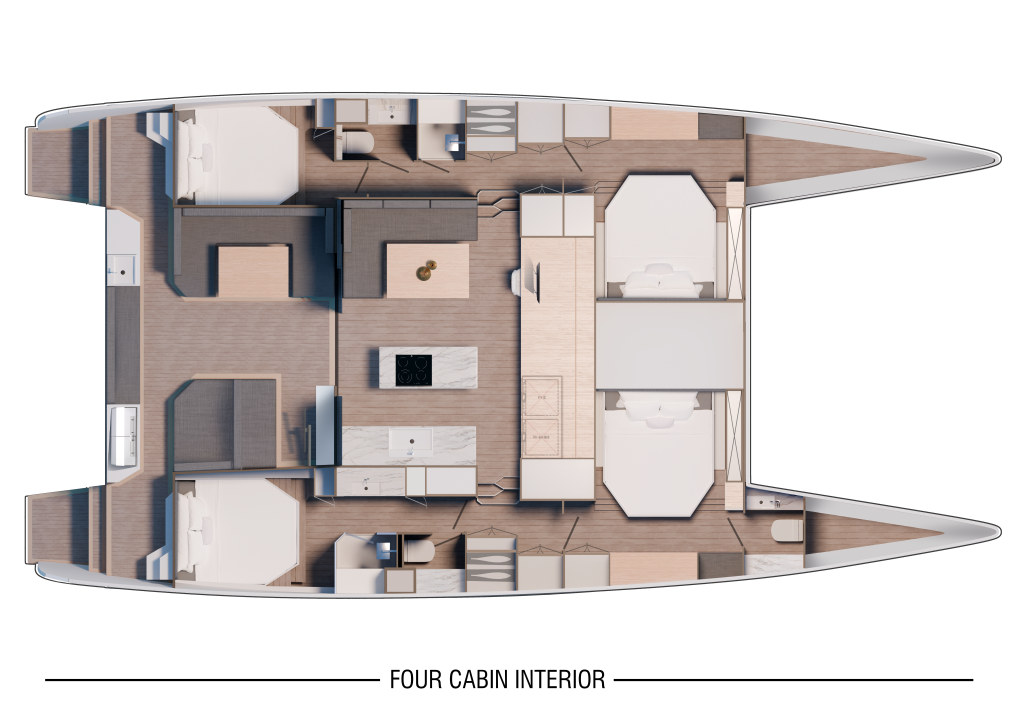 4-cabin Layout