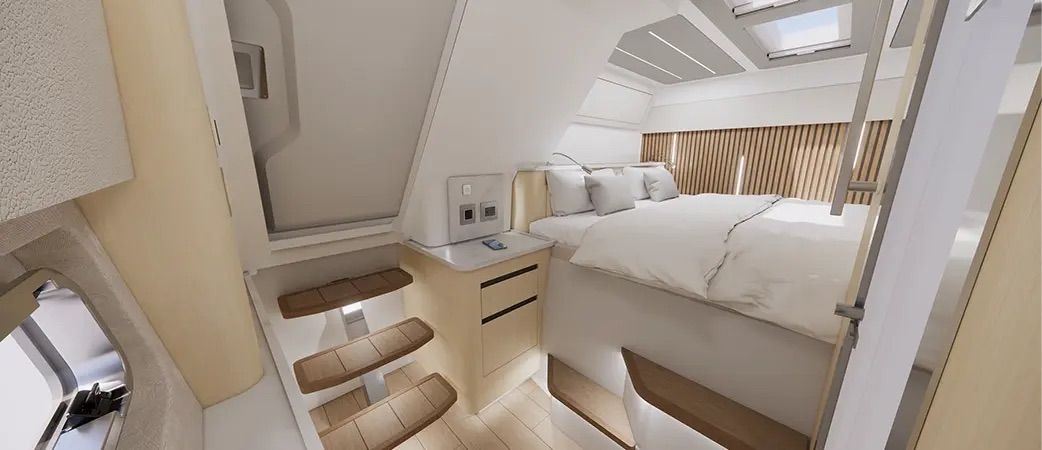 Interior del Aquila 45 Sport