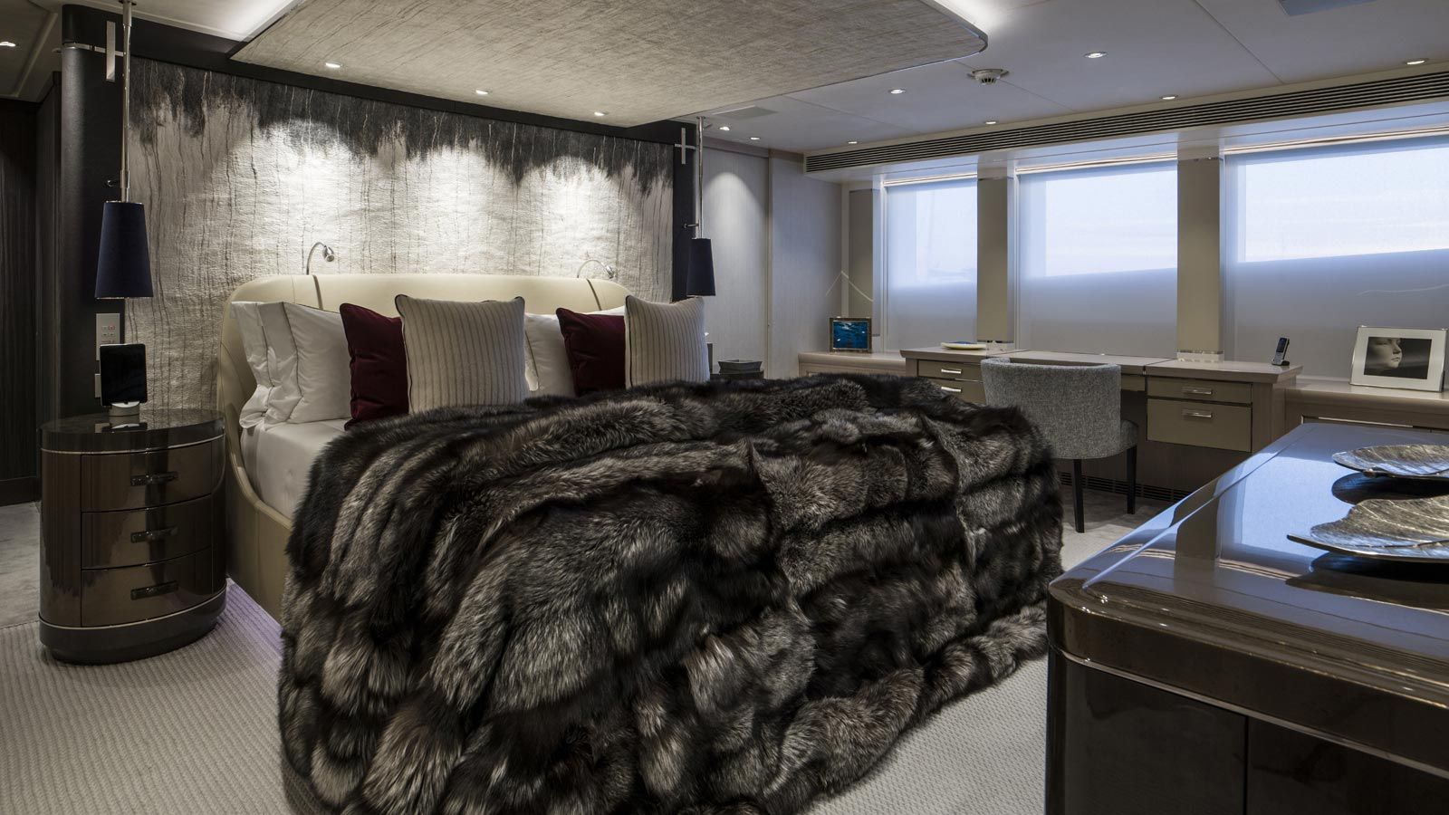 Interni del Heesen Yachts Irisha
