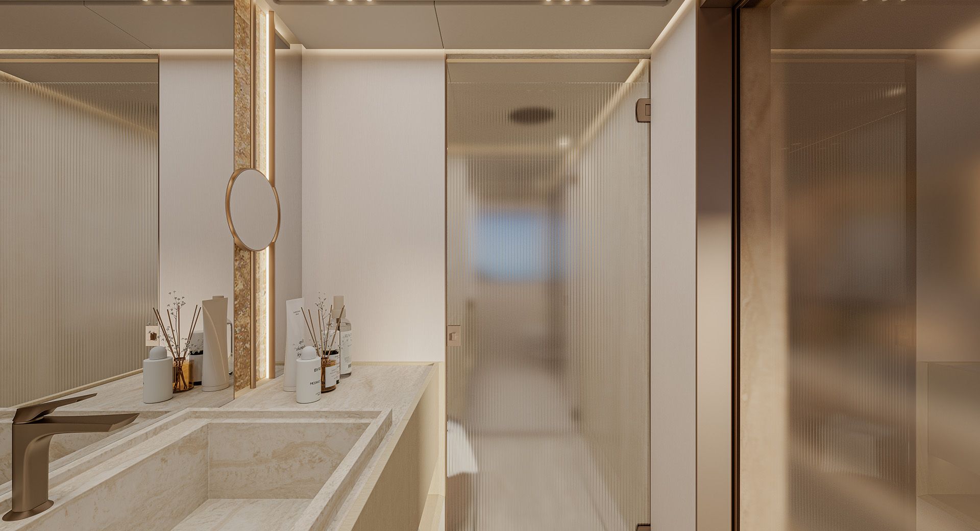 Interior del Extra Yachts X130 Triplex