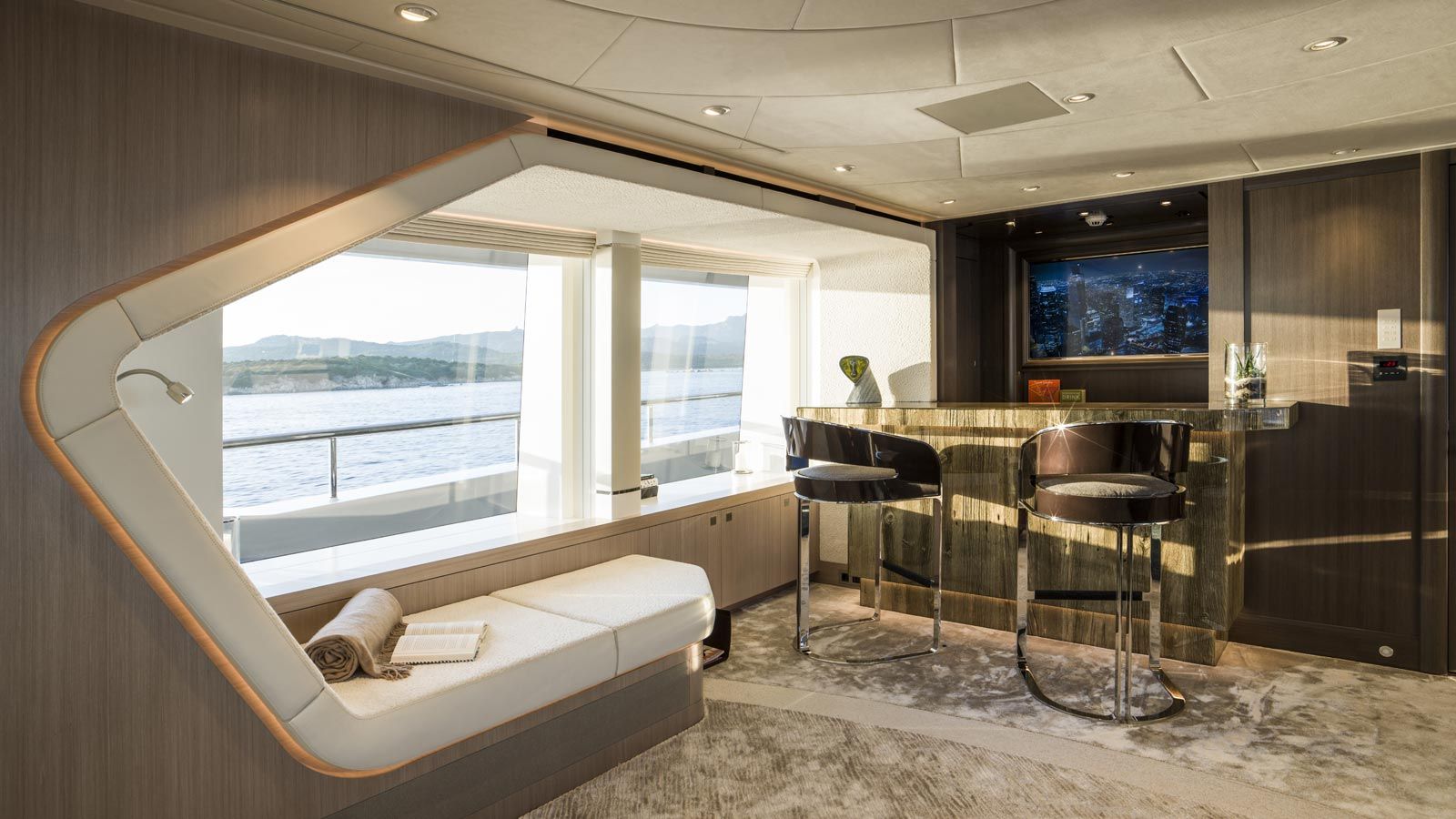 Interni del Heesen Yachts Irisha