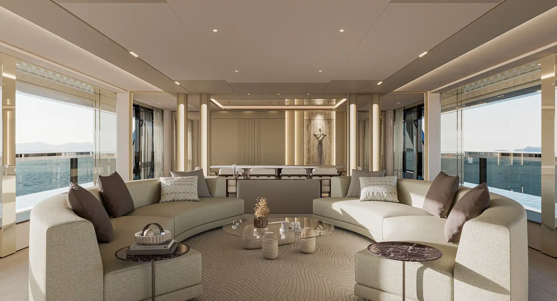 Interior del Extra Yachts X130 Triplex