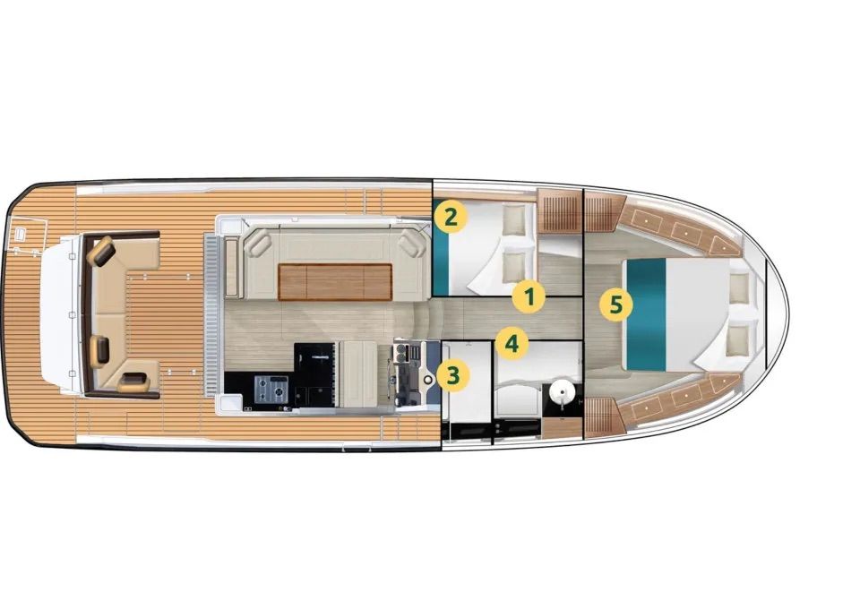 2 cabins & 1 bathroom