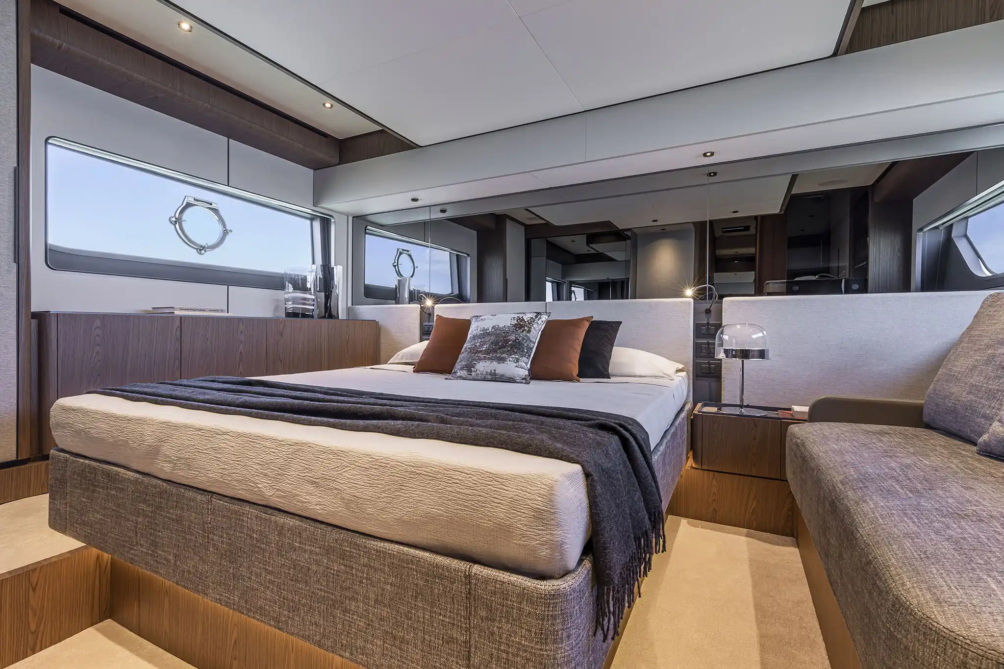 Intérieur du Ferretti Yachts 580