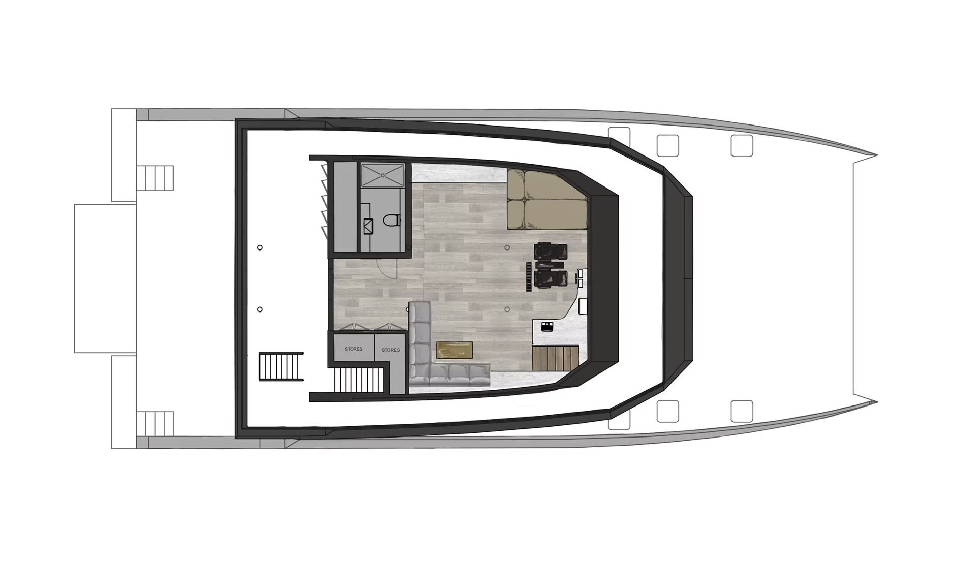 4-Cabin Layout