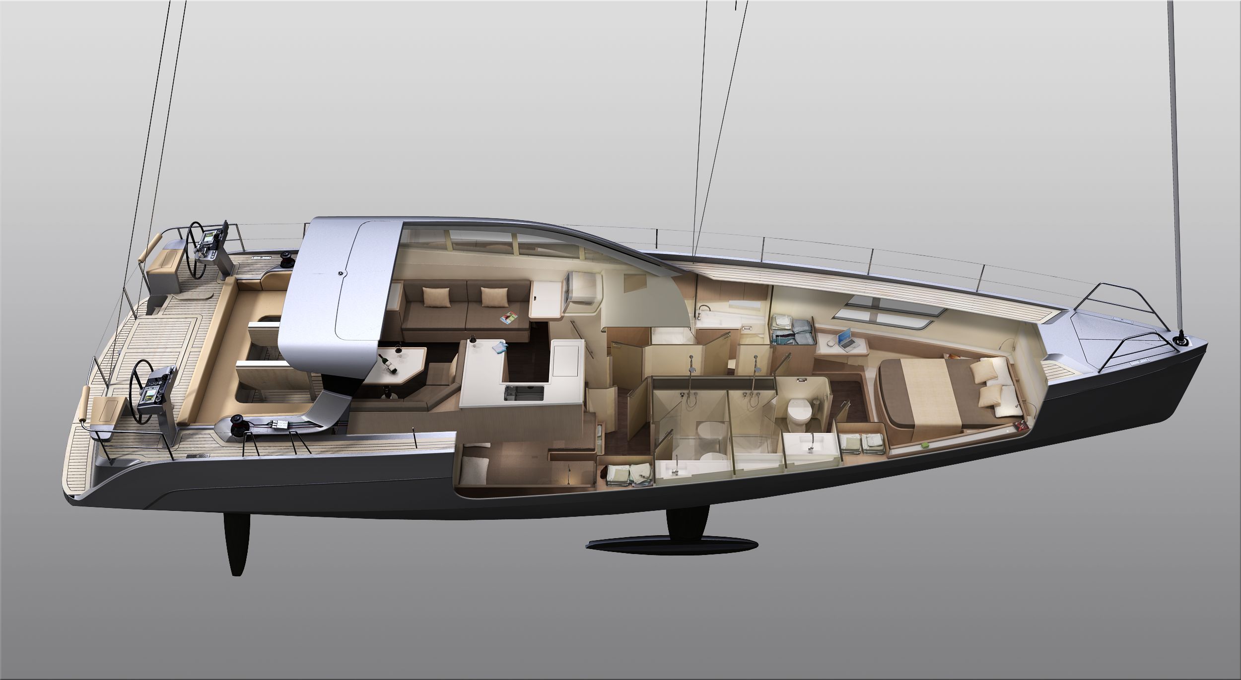 BD Yachts BD56 Interior