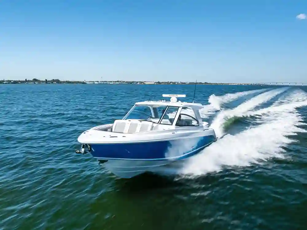 2026 Everglades Boats 367CX for sale on YachtWay, same model as on display at FLIBS 2026