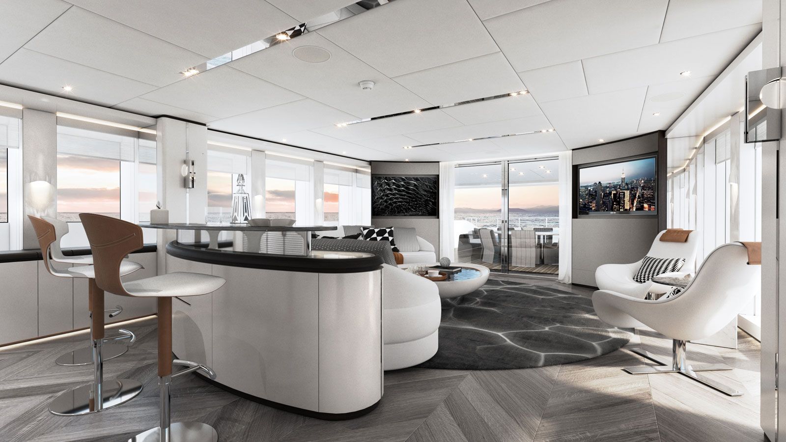 Interior del Heesen Yachts Alp
