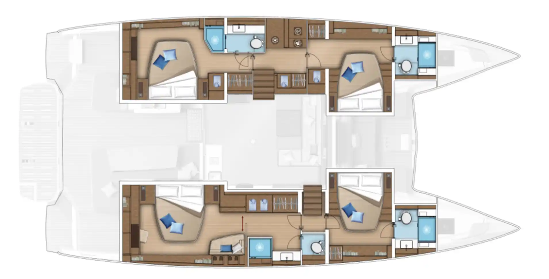 4-Cabin Layout