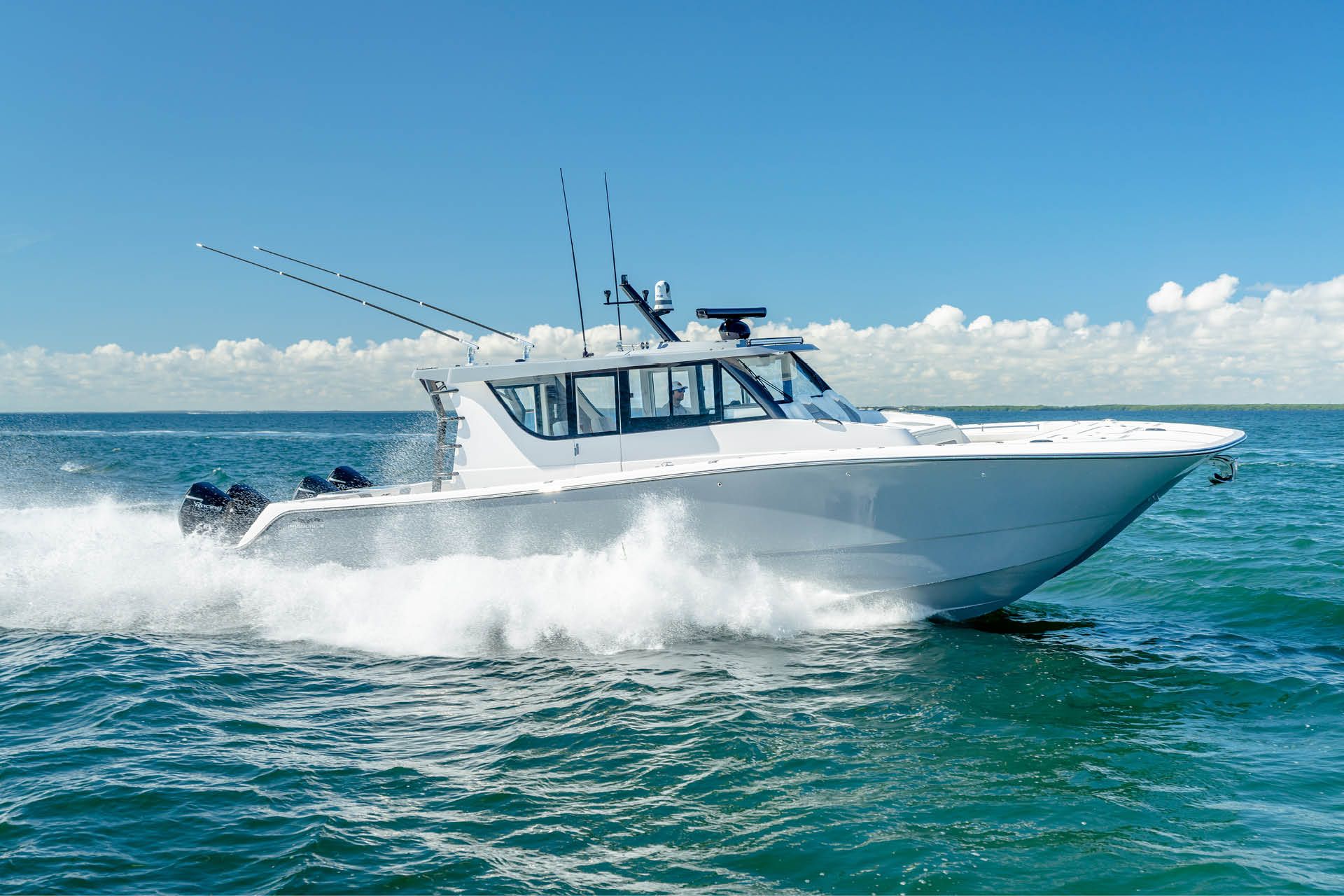 Außenbereich der Invincible 46 Pilothouse