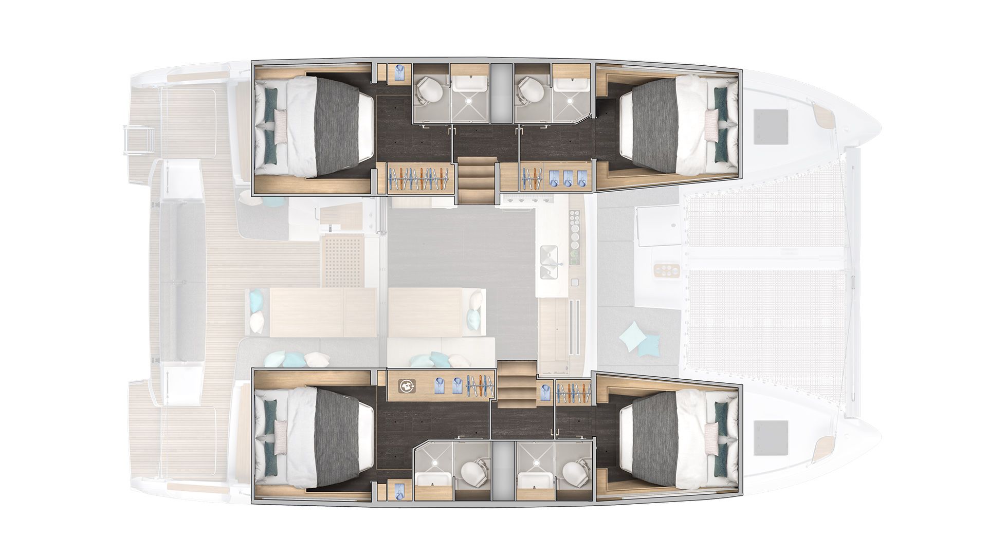 4-Cabin Layout