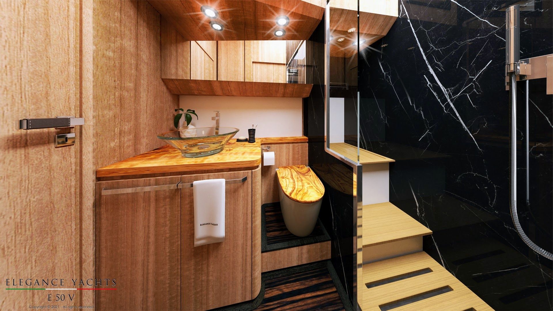 Interieur van de Elegance E50V