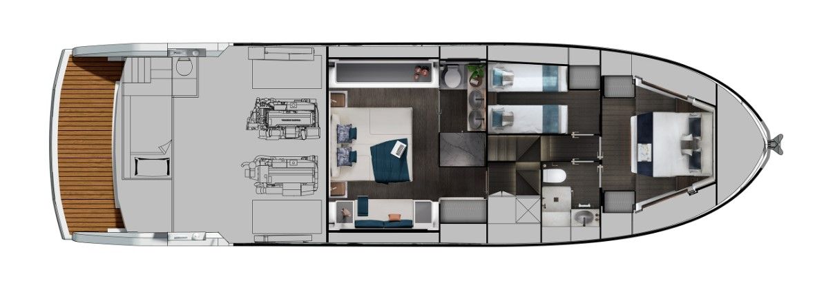 3-Cabin Layout