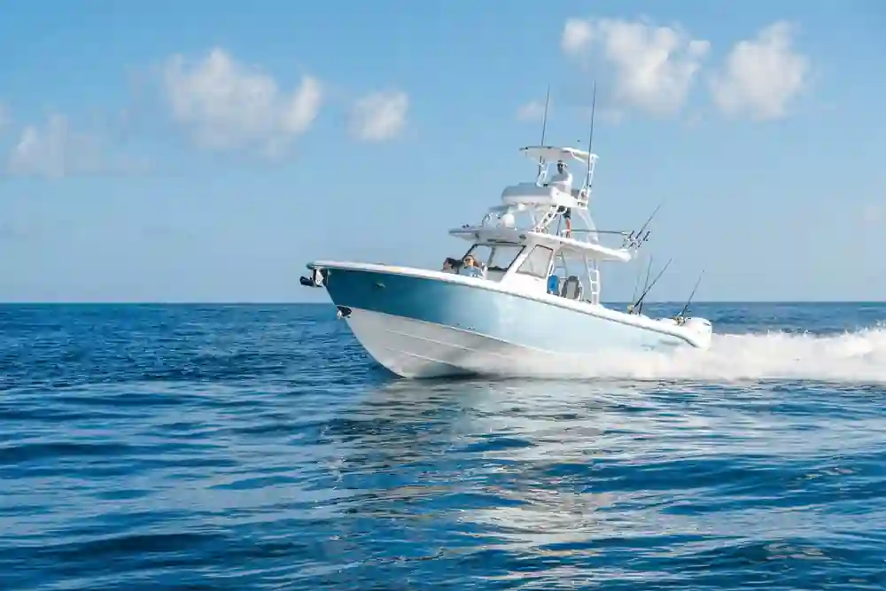 2026 Everglades Boats 395CC for sale on YachtWay, same model as on display at FLIBS 2026