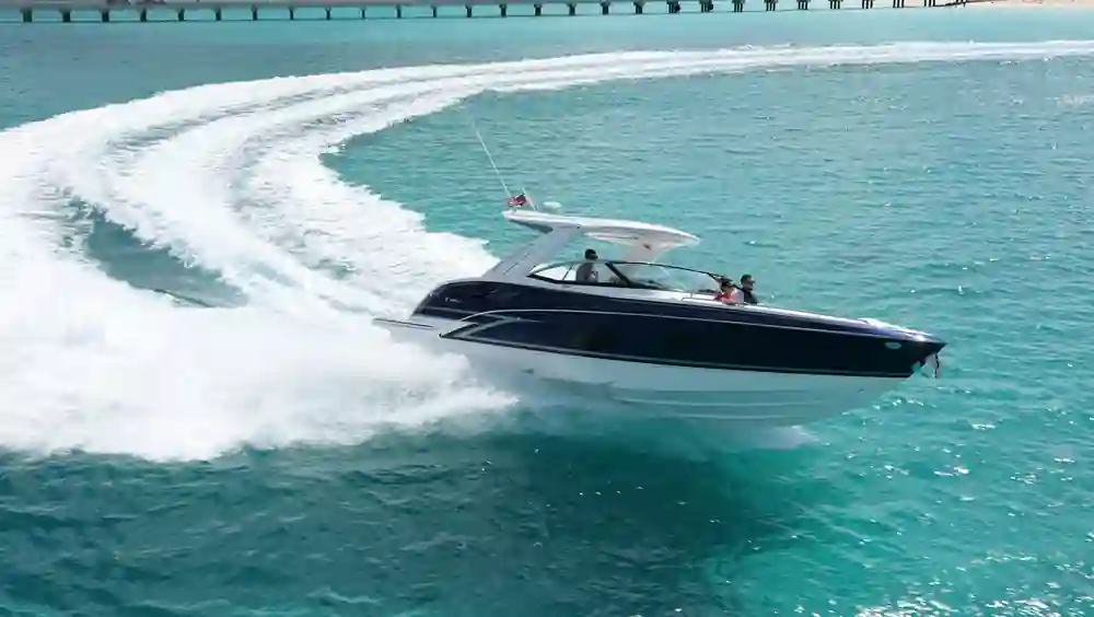 2026 Formula Boats 360 Crossover Bowrider for sale, on display at FLIBS 2026