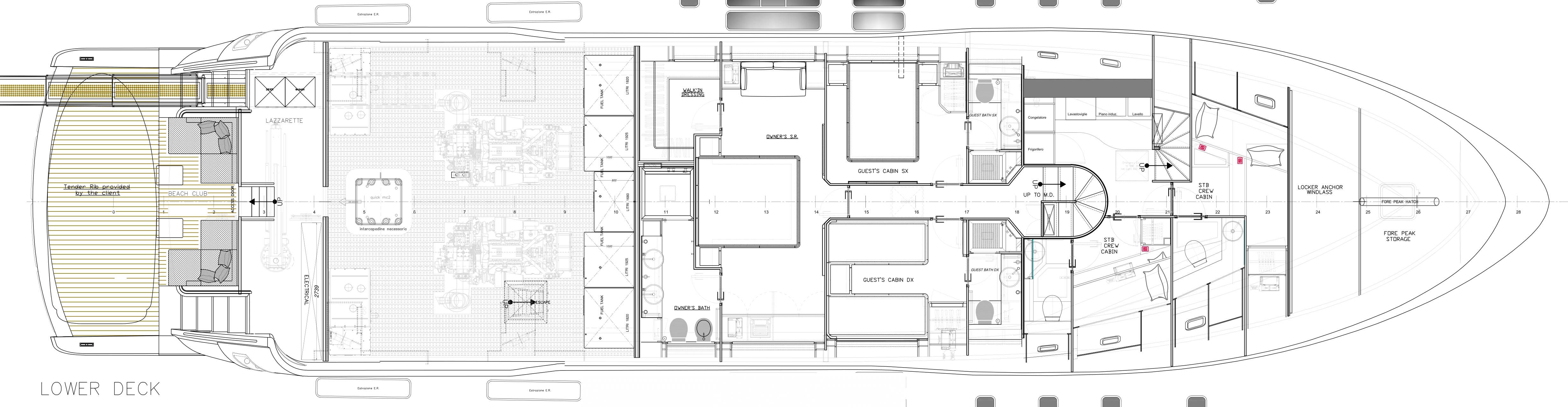 3-Cabin Layout