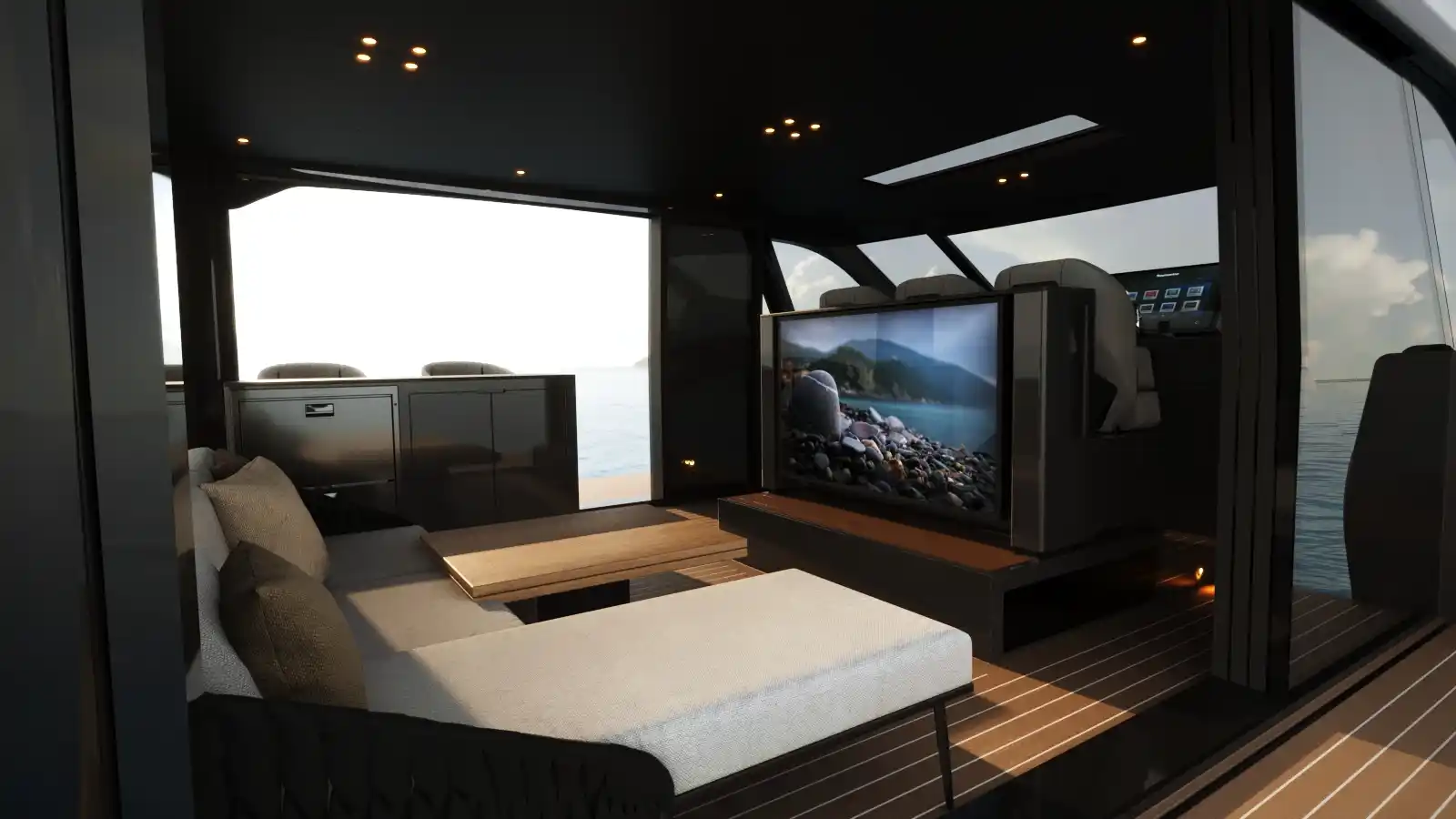 Forte Yachts 47 Lounge Deck Exterior