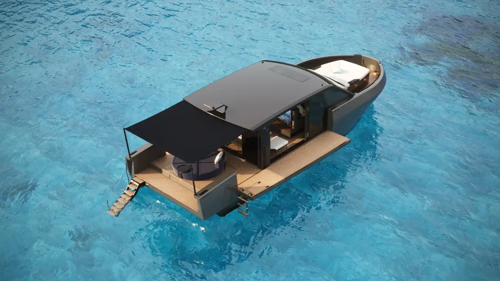 Forte Yachts 47 Lounge Deck Exterior
