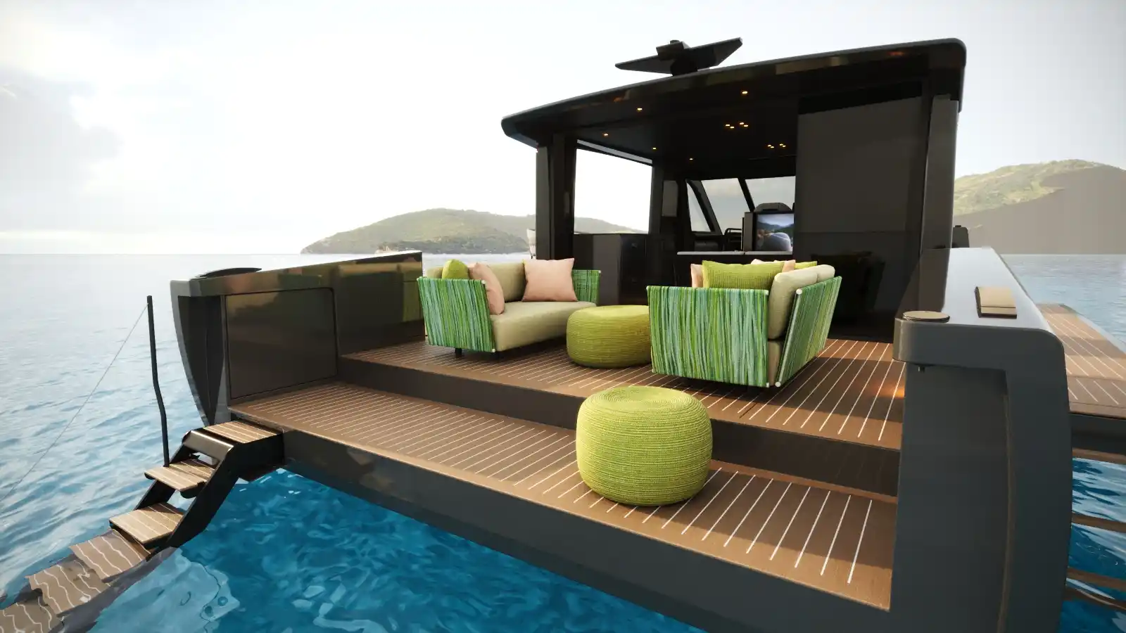 Forte Yachts 47 Lounge Deck Exterior