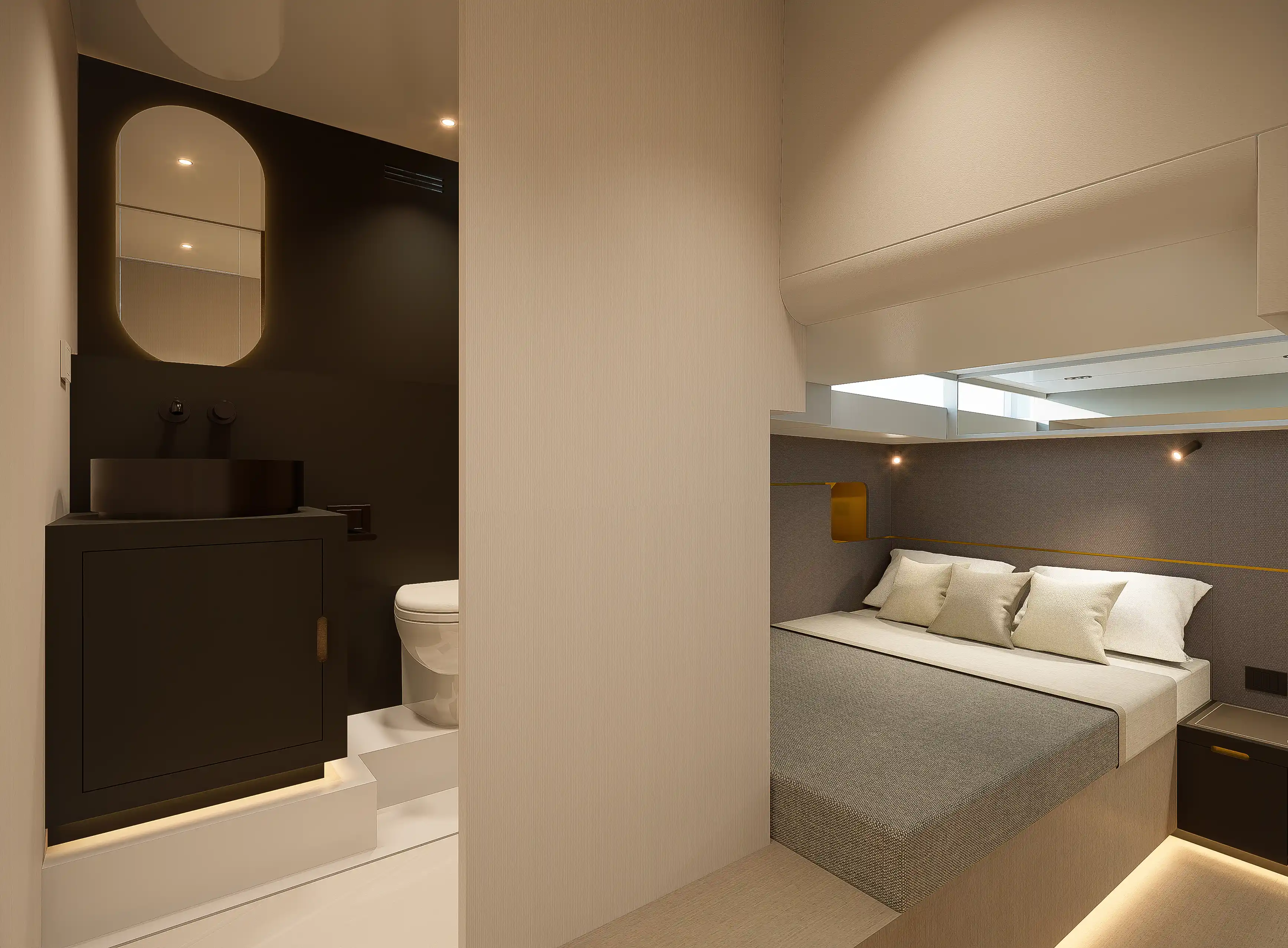 Forte Yachts 47 Lounge Deck Interior