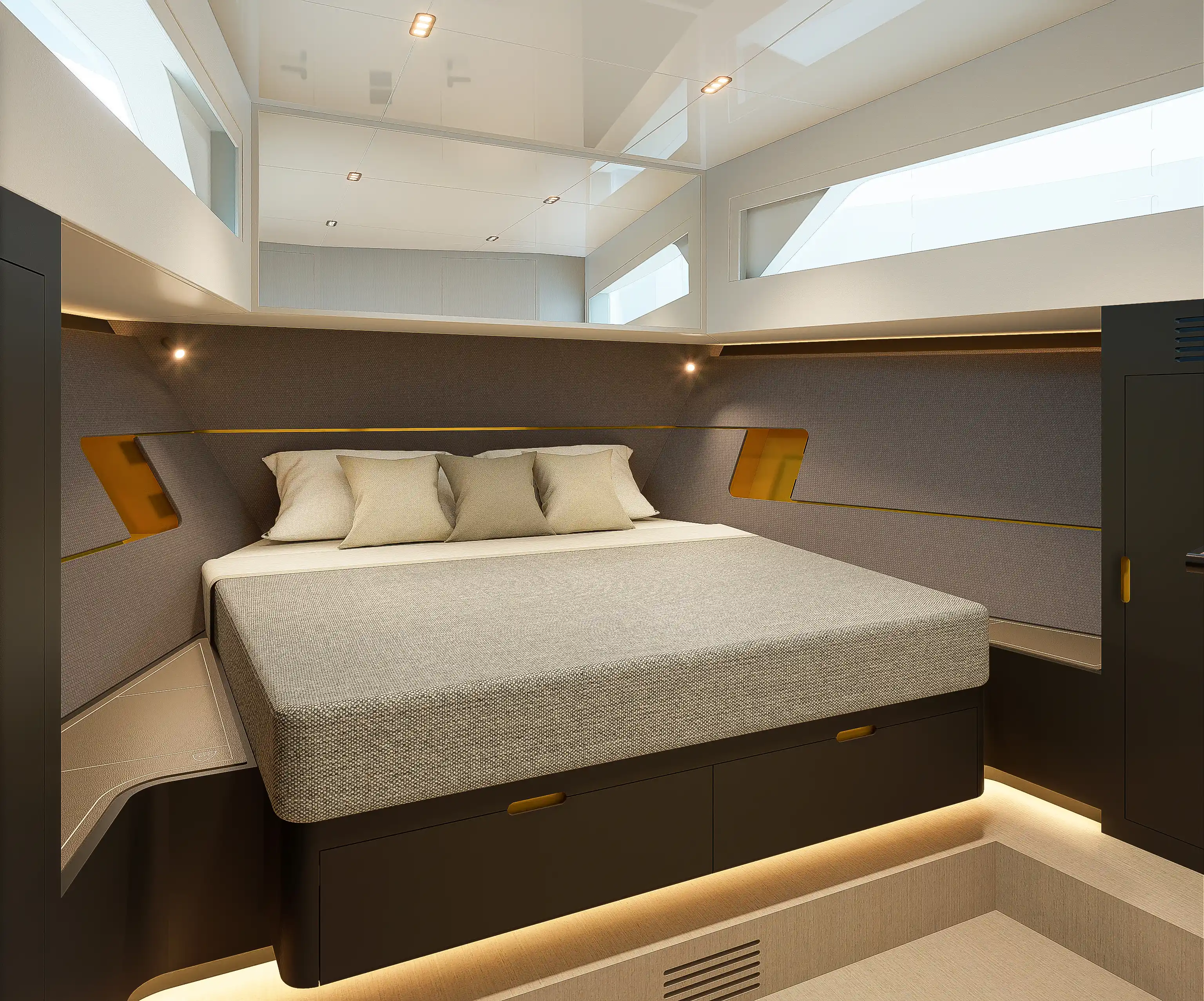 Forte Yachts 47 Lounge Deck Interior