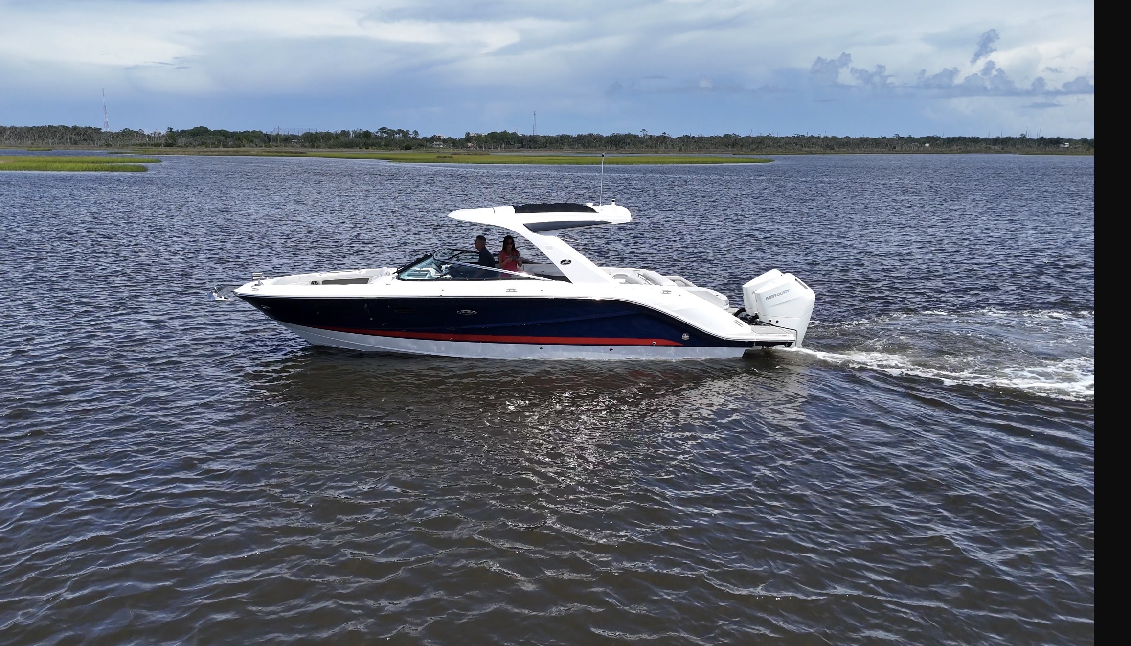 2027 Sea Ray SLX 310 Outboard for sale on YachtWay, same model as on display at FLIBS 2026