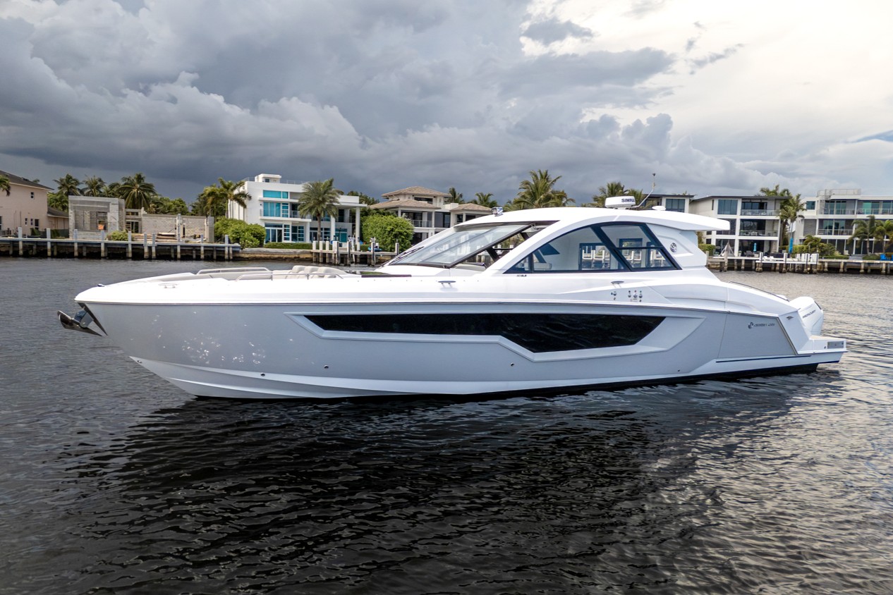 2026 Cruisers Yachts 50 GLS for sale, on display at FLIBS 2026