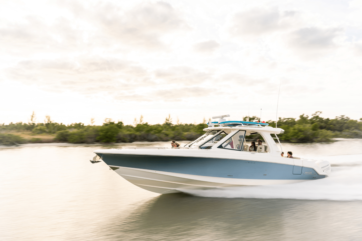 2027 Boston Whaler 380 Realm for sale, on display at FLIBS 2026