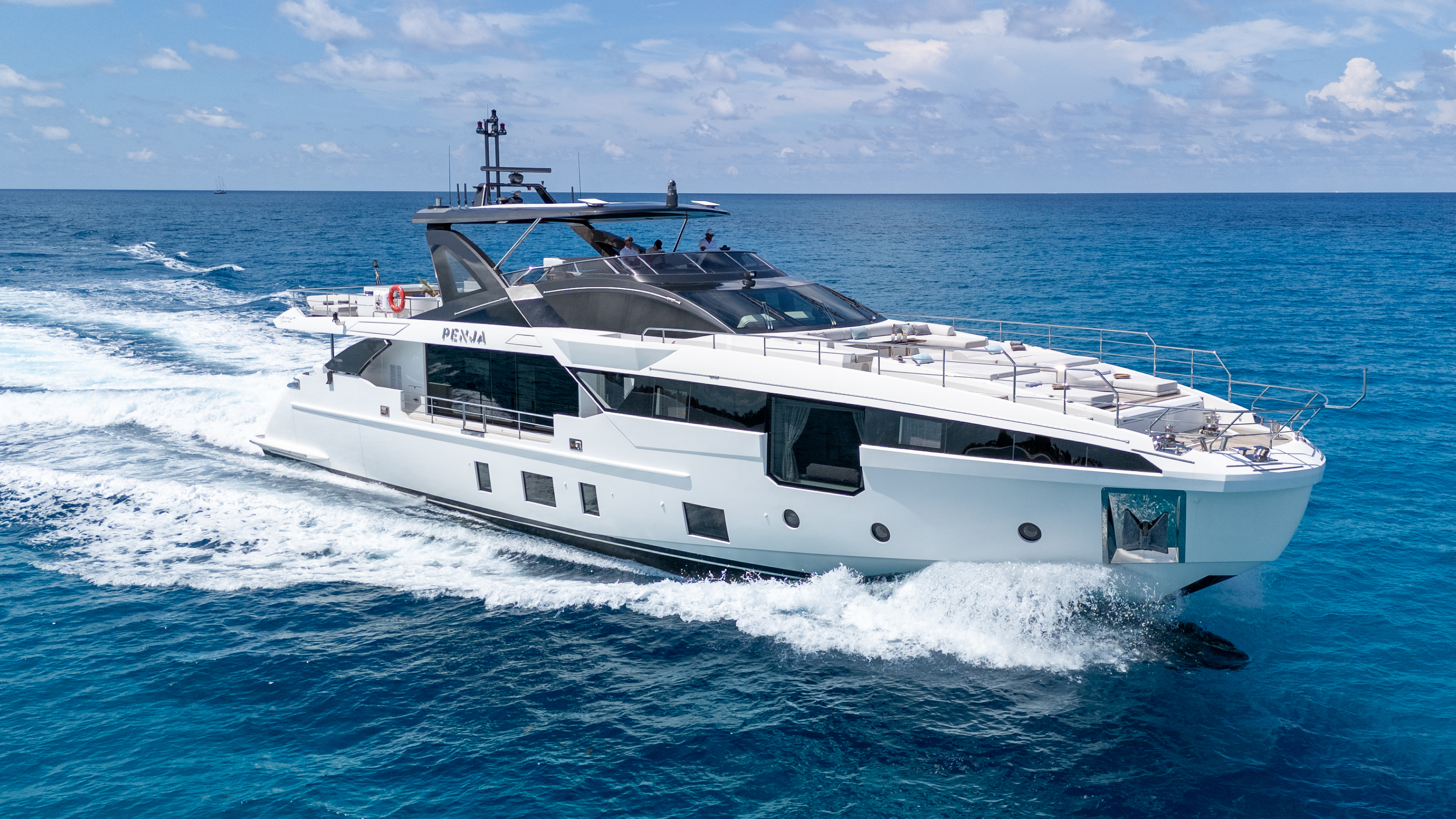 2023 Azimut Grande 32M for sale, on display at FLIBS 2026