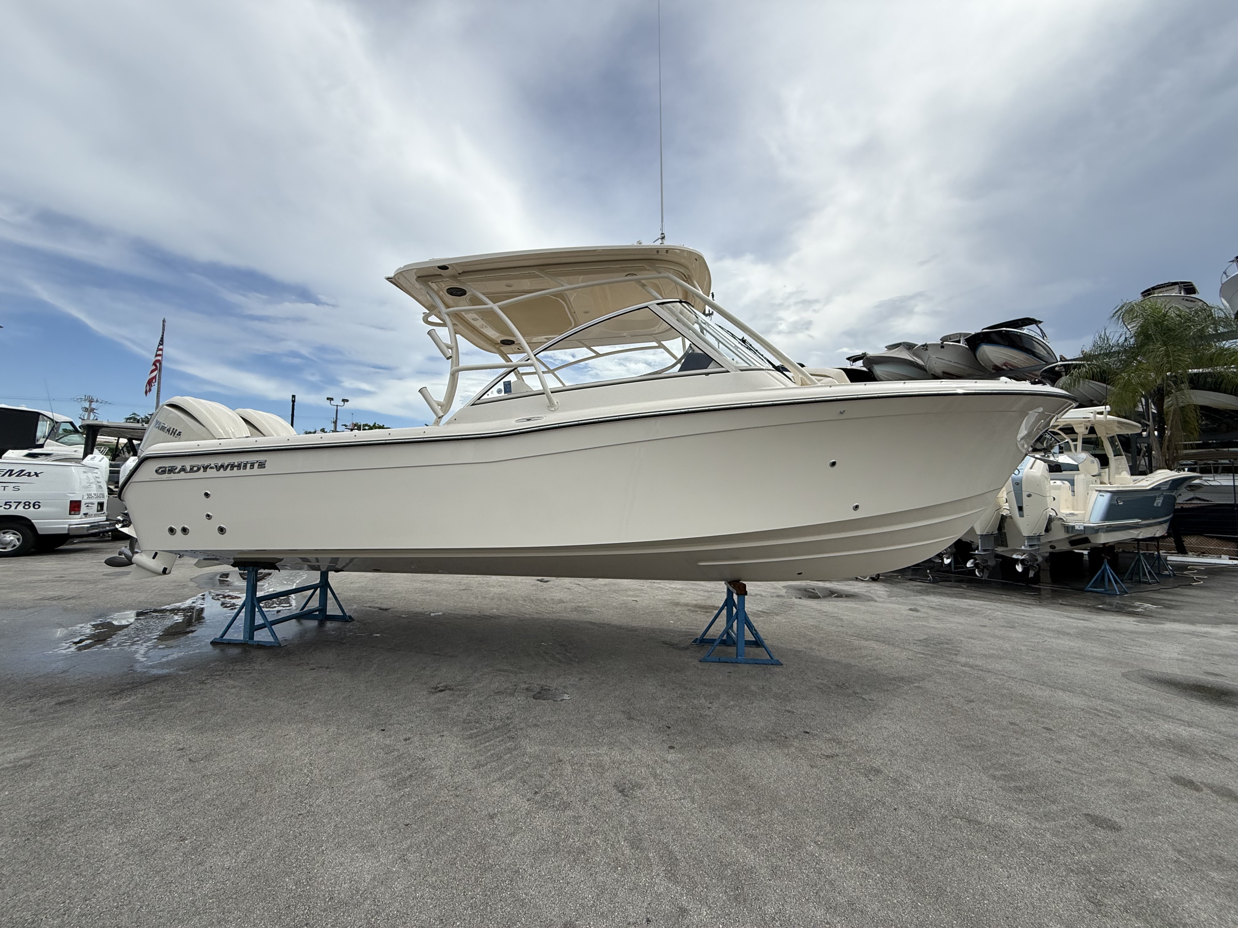 2027 Grady-White Boats Freedom 285 for sale, on display at FLIBS 2026