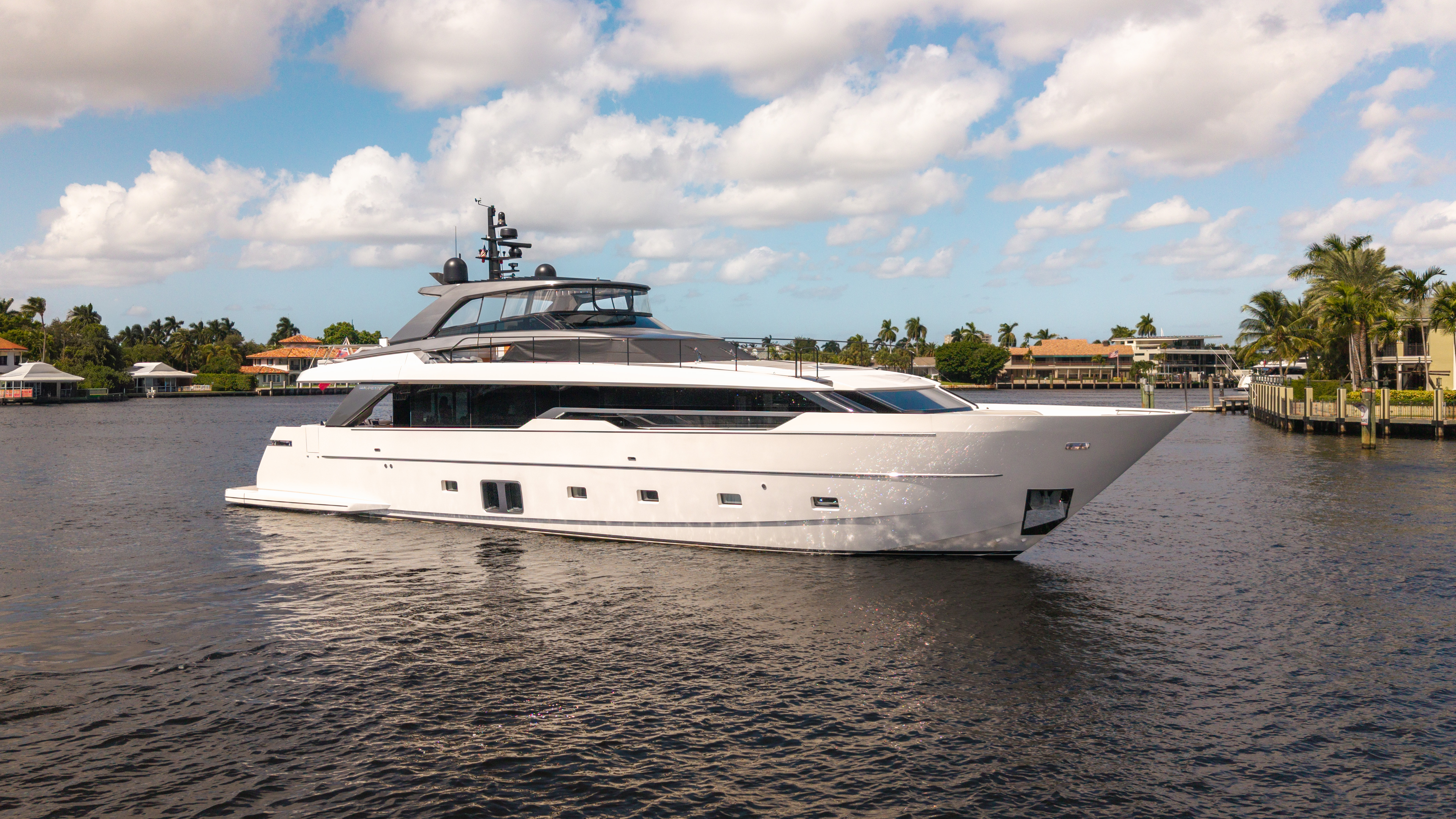 2026 Sanlorenzo SL96A for sale, on display at FLIBS 2026