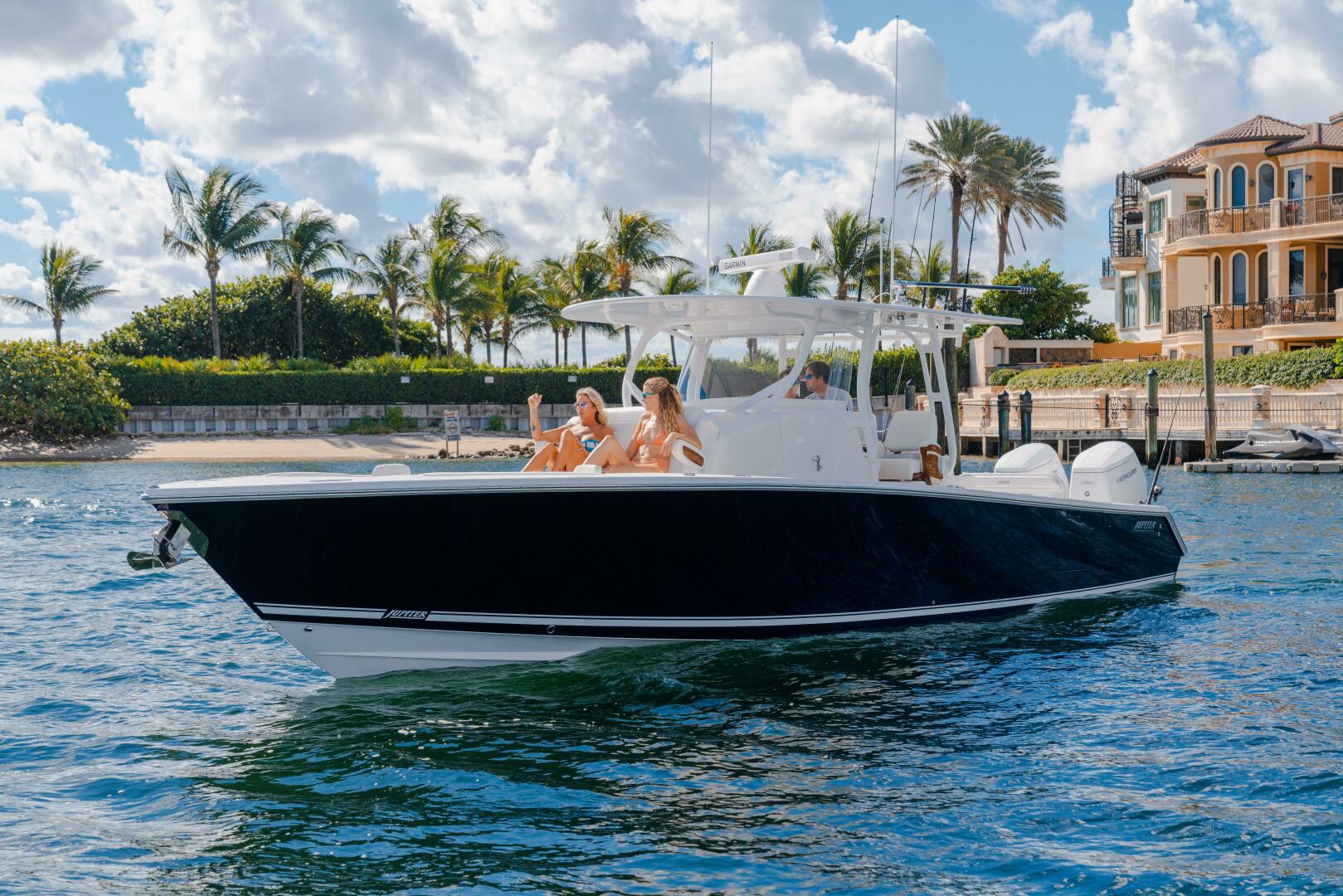 2027 Jupiter 40 for sale on YachtWay, same model as on display at FLIBS 2026