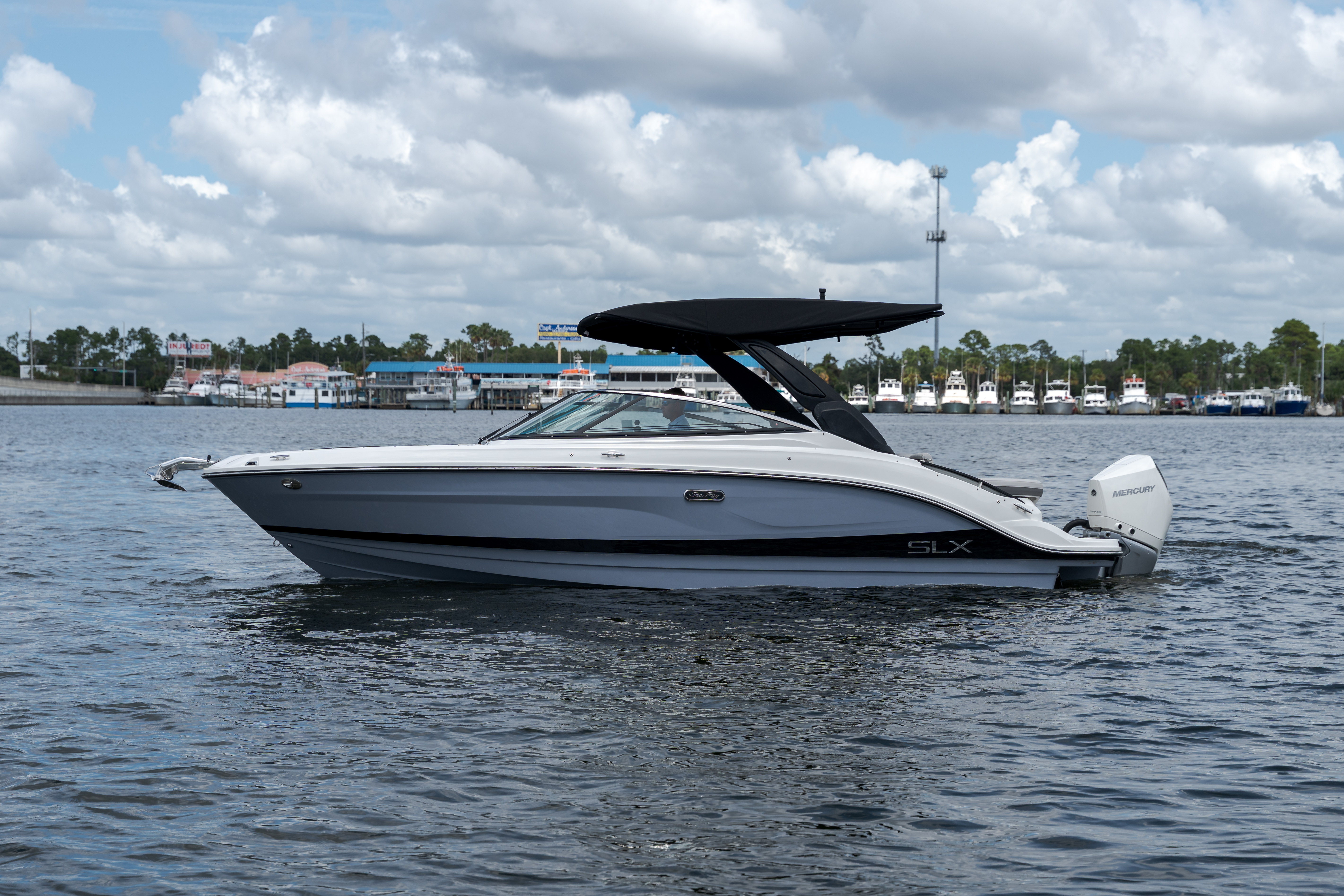 2027 Sea Ray SLX 260 Outboard for sale on YachtWay, same model as on display at FLIBS 2026