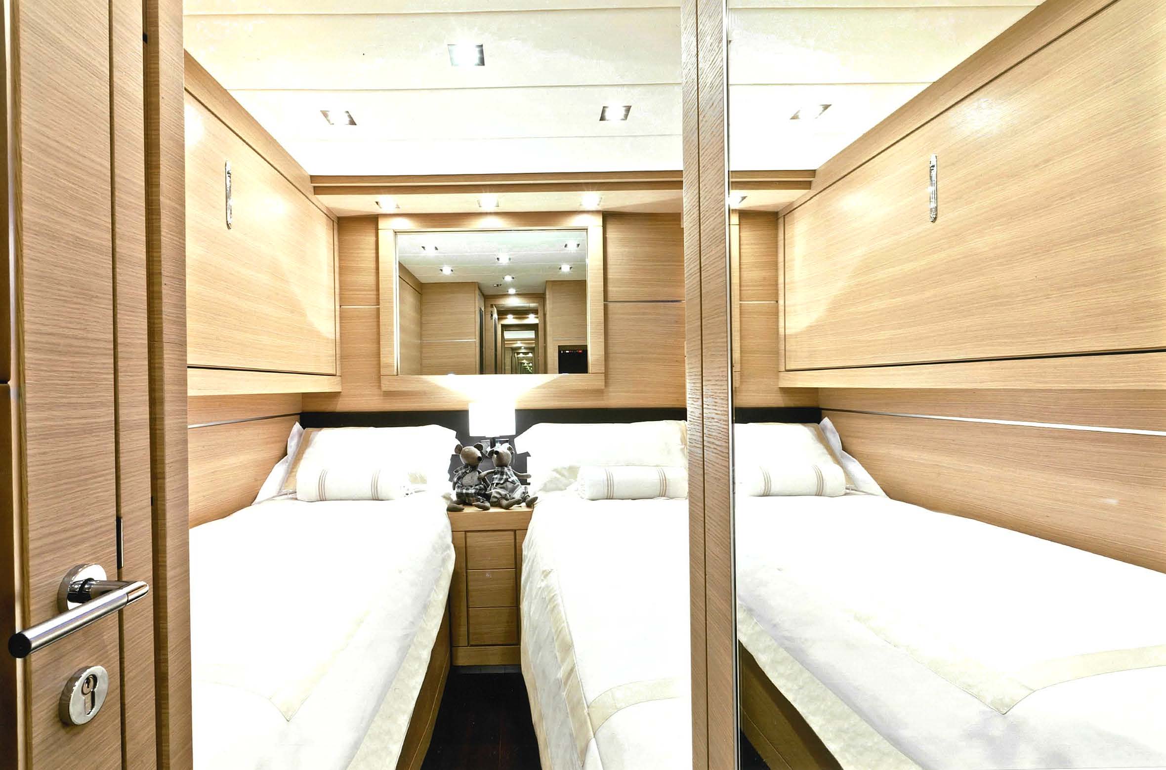 Interieur van de Mangusta 72
