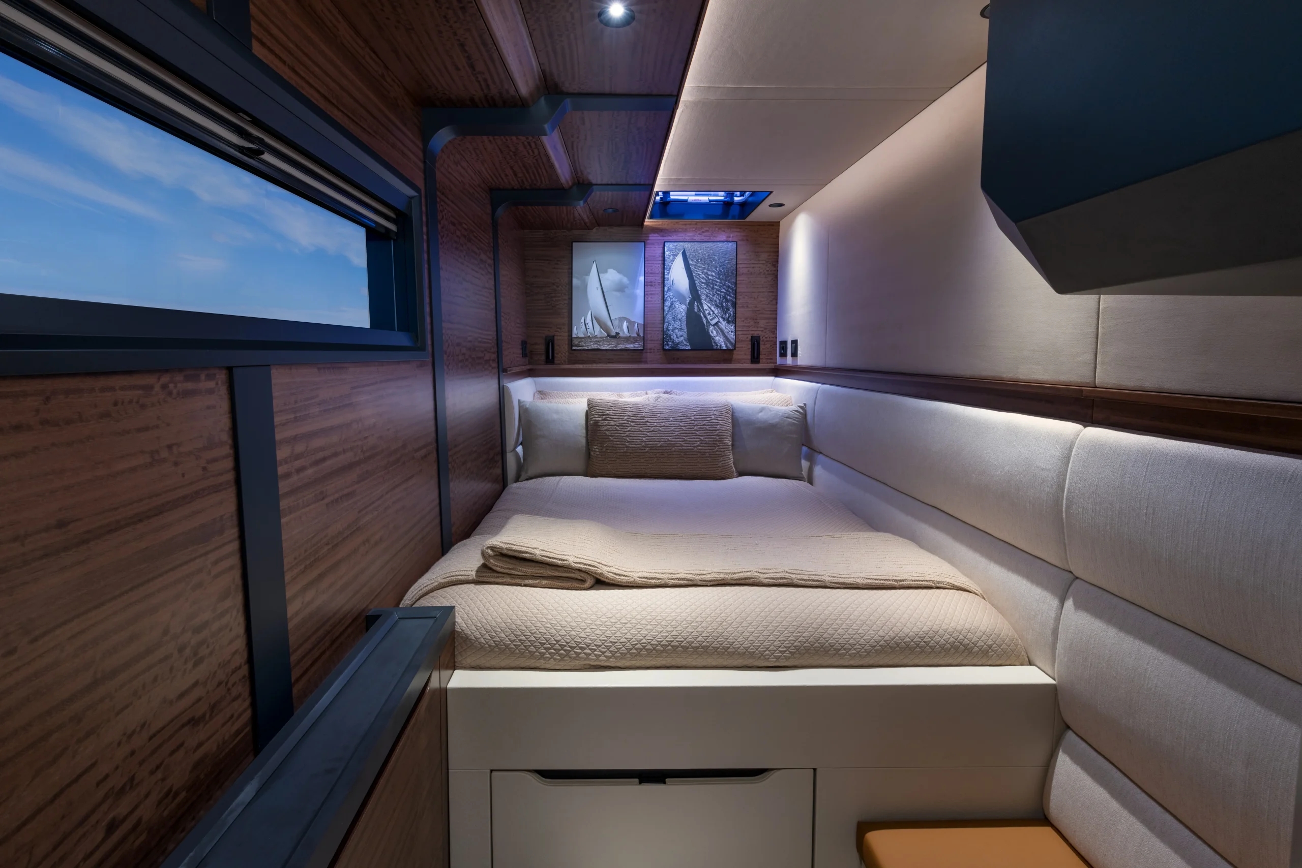 Interni del Vandal Marine 60'